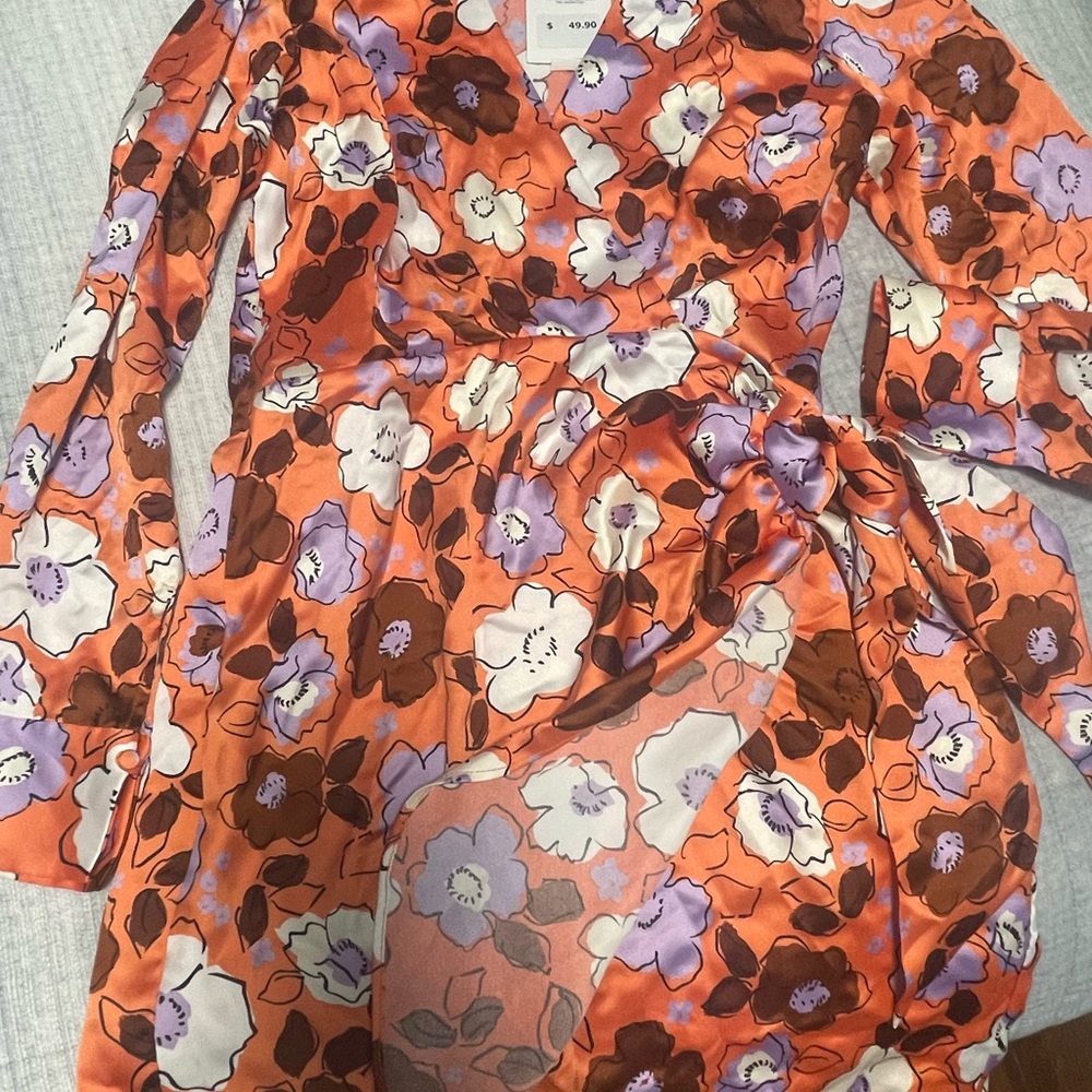 Zara floral dress, size medium. - Picture 4 of 6